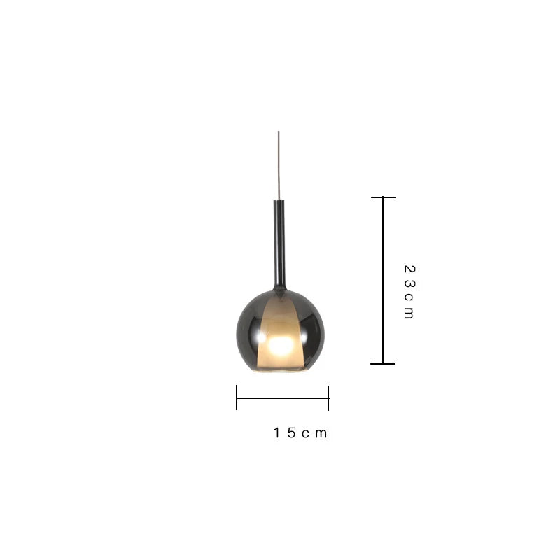 Afralia™ Designer Glass Chandelier Pendant Light for Dining Room Kitchen Loft Home Decor