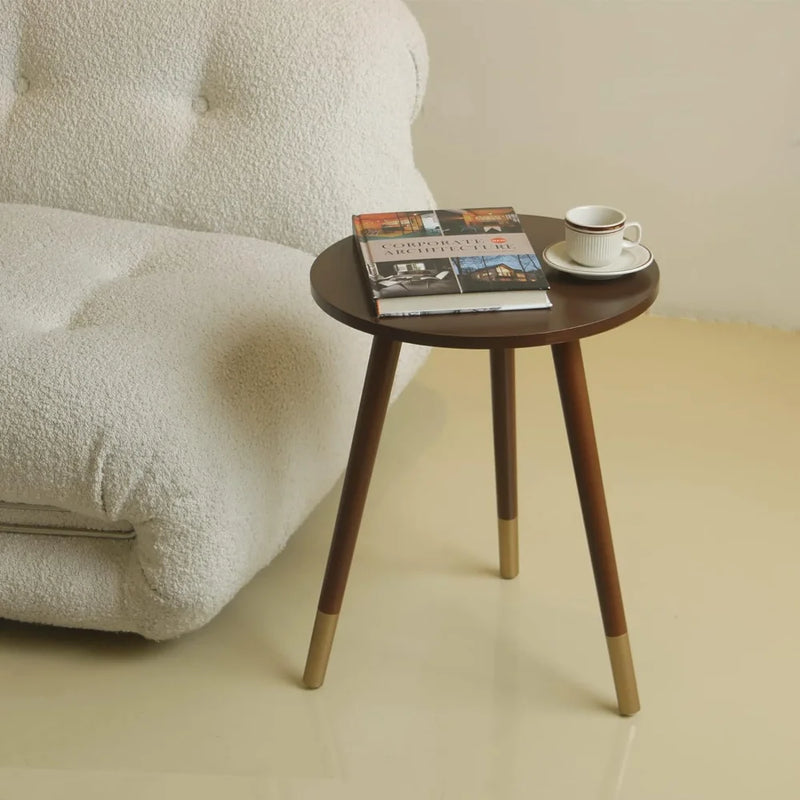Afralia™ Modern Round Small Side Table - Elegant Addition to Any Space