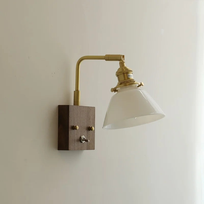 Afralia™ Nordic LED Glass Wall Lamps for Bathroom Living Room Bedroom Stair Light Fixtures