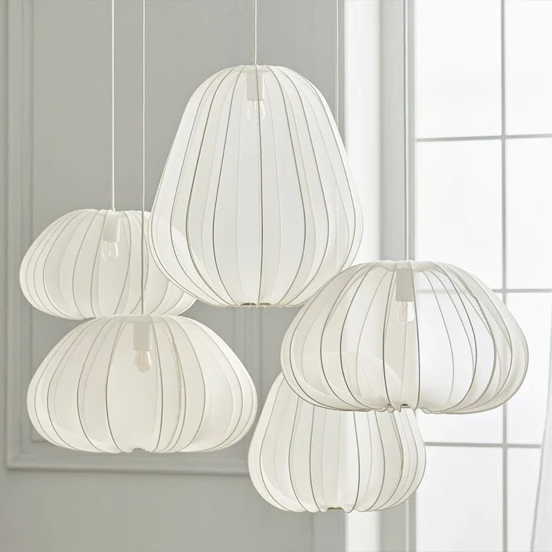 Nordic Silk Balloon Chandelier by Afralia™: Modern Loft Decor Pendant Lamp for Restaurant Parlor