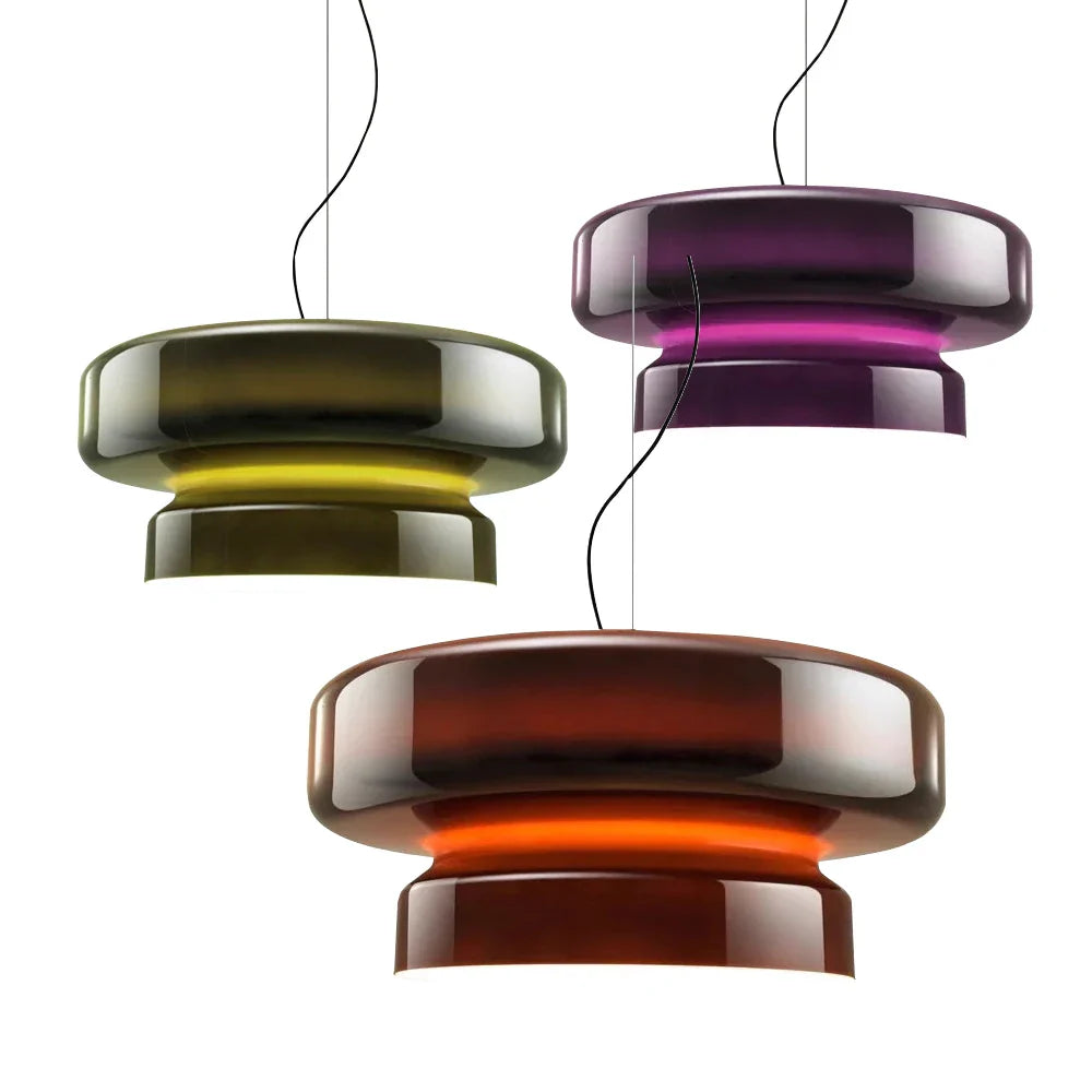 Afralia™ Large Glass Pendant Light Dining Table Kitchen Island Lamp