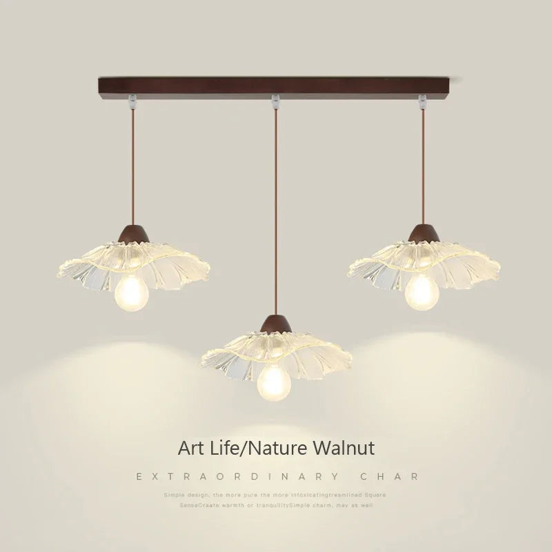 Afralia™ Vintage Crystal Glass Pendant Chandelier - Loft Dining Room Lighting Fixture