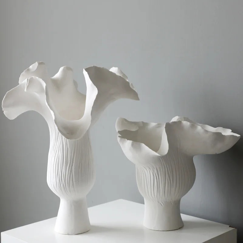 Afralia™ Ceramic Flower Vase for Home Decor and Floral Arrangements