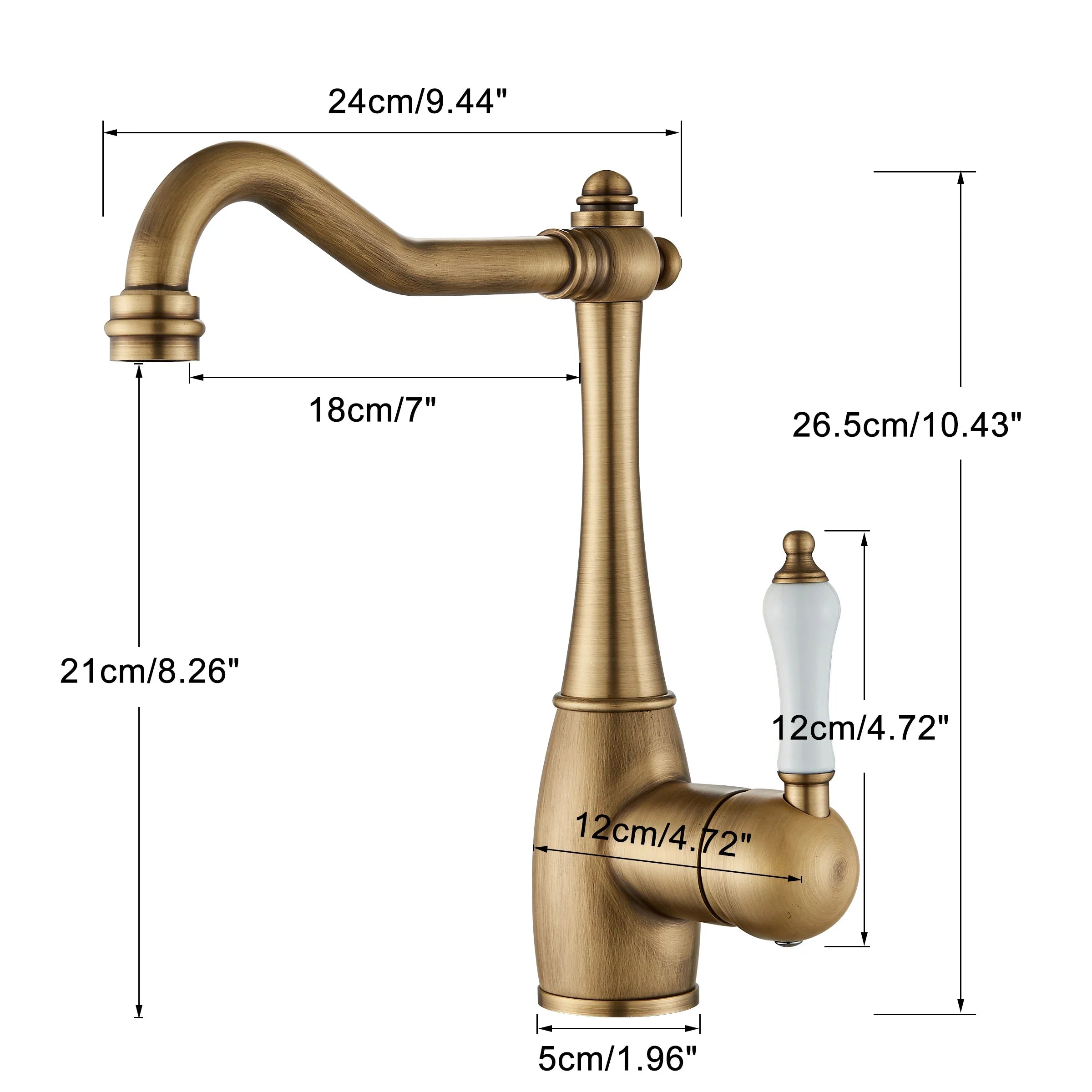Afralia™ Brass Basin Waterfall Faucet Mixer Tap for Kitchen & Bathroom, Hot&Cold Mixer