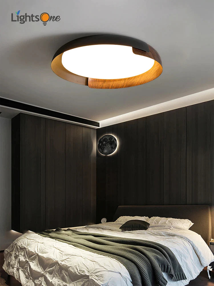 Afralia™ Luxe Wabi-Sabi Nordic Ceiling Light for Master Bedroom and Living Room