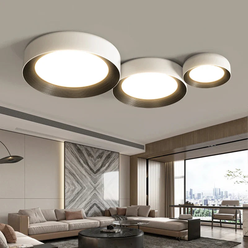 Afralia™ LED Ceiling Lights: Modern Dimmable Square Circular Indoor Lighting for Bedroom, Balcony, Aisle