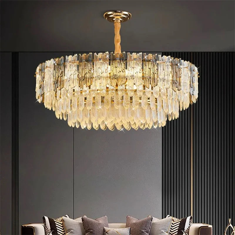 Afralia™ Modern Indoor Pendant Light Chandelier LED Ceiling Lamp for Dining Room