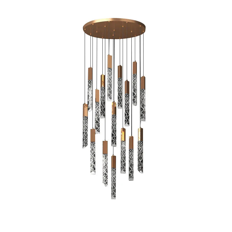 Afralia™ Crystal Ceiling Pendant Lights - Adjustable, Elegant, Circular Design