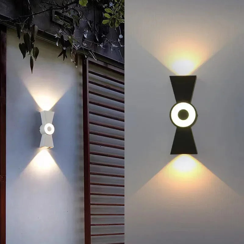 Afralia™ Outdoor Waterproof LED Wall Lamp for Courtyard, Entrance & Front Door