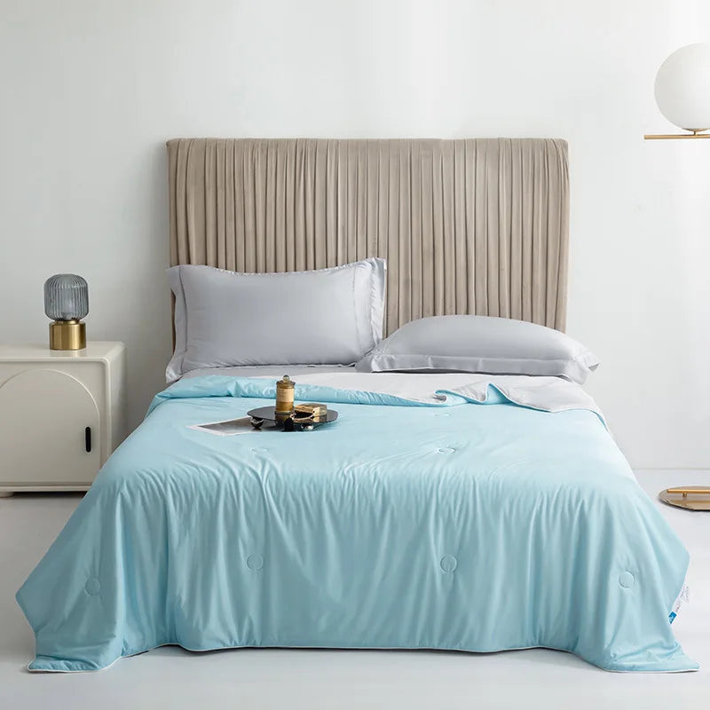 Afralia™ Silky Cooling Comforter: Lightweight Double-Sided Cold Fabric Summer Quilt