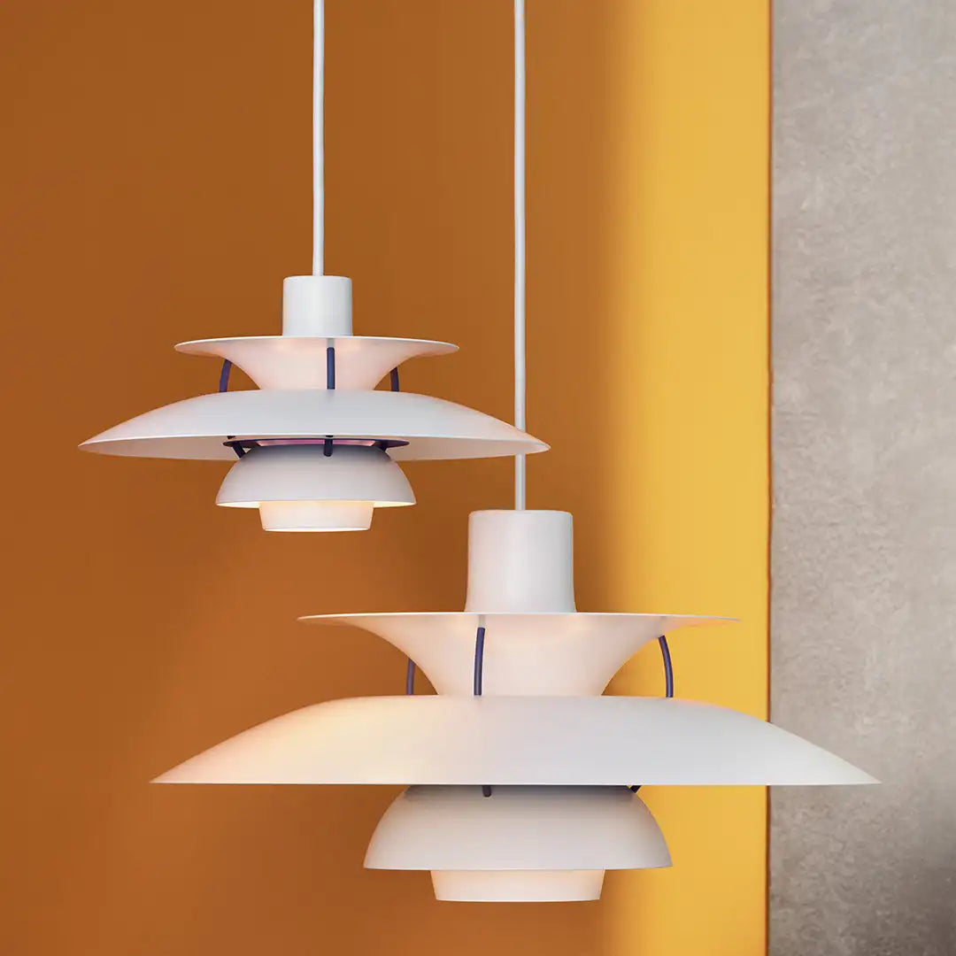 Afralia™ Colorful Umbrella LED Pendant Light for Living Room Kitchen Paulsen UFO 50cm