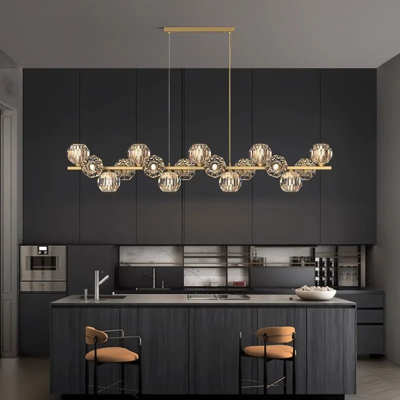 Afralia™ Modern LED Pendant Chandeliers for Home Decor and Indoor Lighting