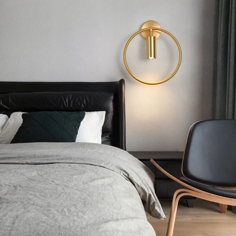 Afralia™ LED Wall Lamp 5W GU10 Luxury Indoor Lighting for Hotel Bedroom Reading