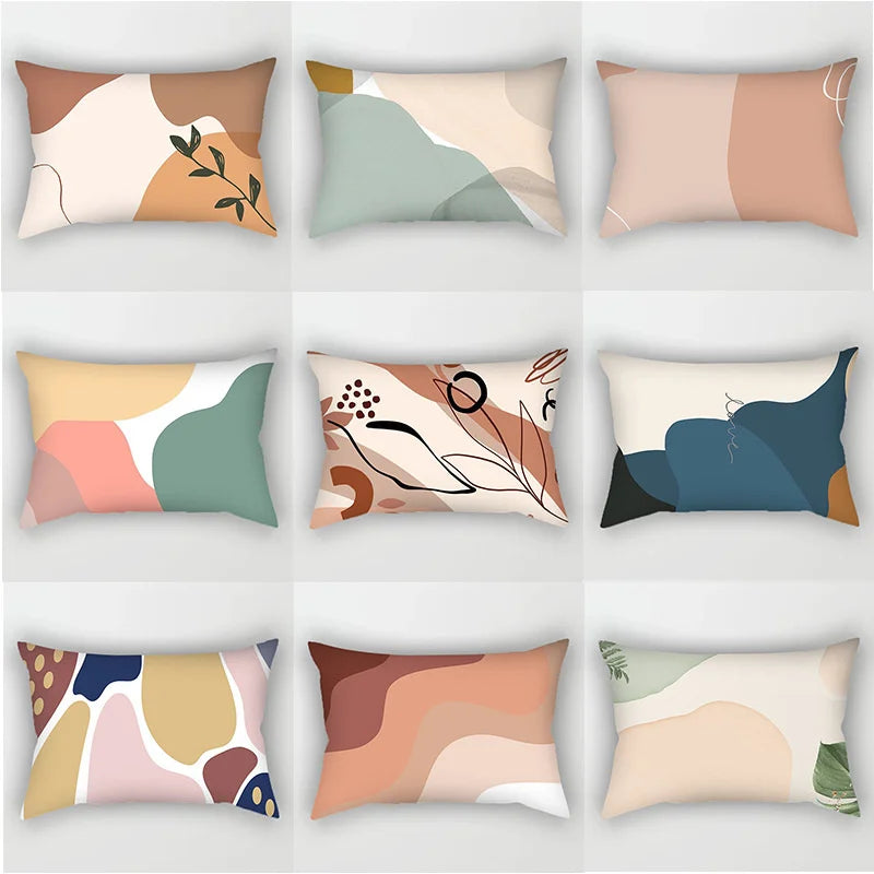 Nordic Geometric Sofa Pillowcase by Afralia™ - Modern Living Room Cushion Cover
