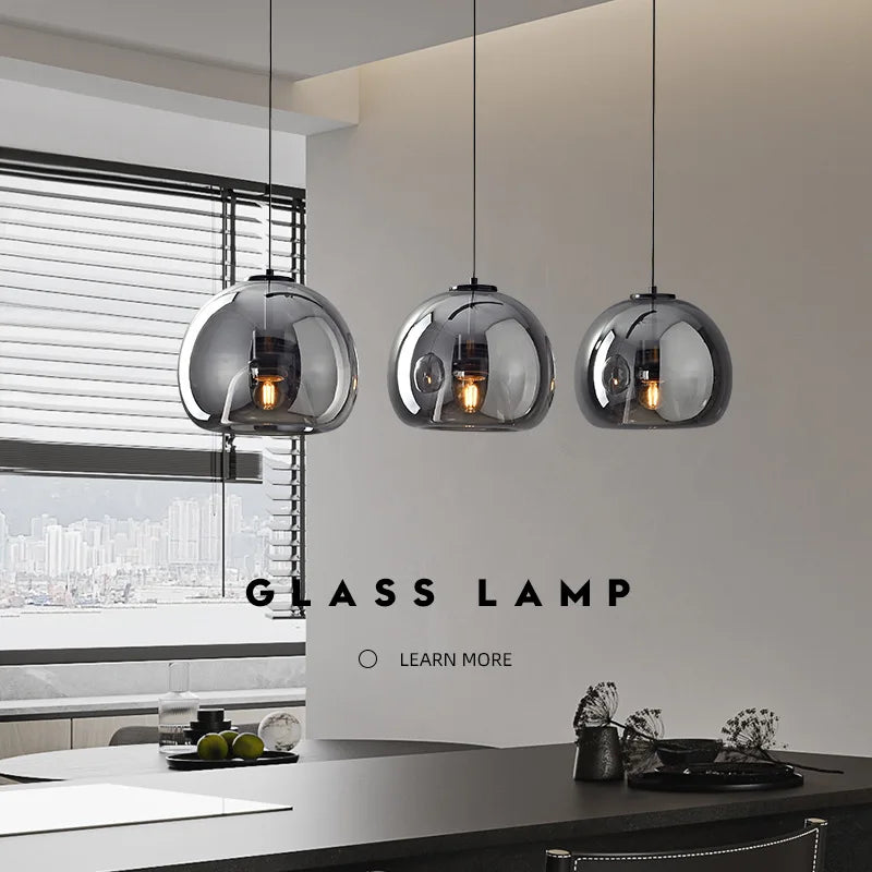 Afralia™ Minimalist Nordic Chandelier Pendant Lights for Restaurant, Coffee Shop, Kitchen, Bar, Bedroom