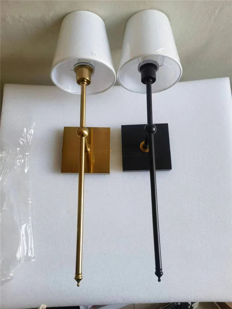 Afralia™ Nordic Minimalist Metal Wall Sconce for Hotel and Home Decor