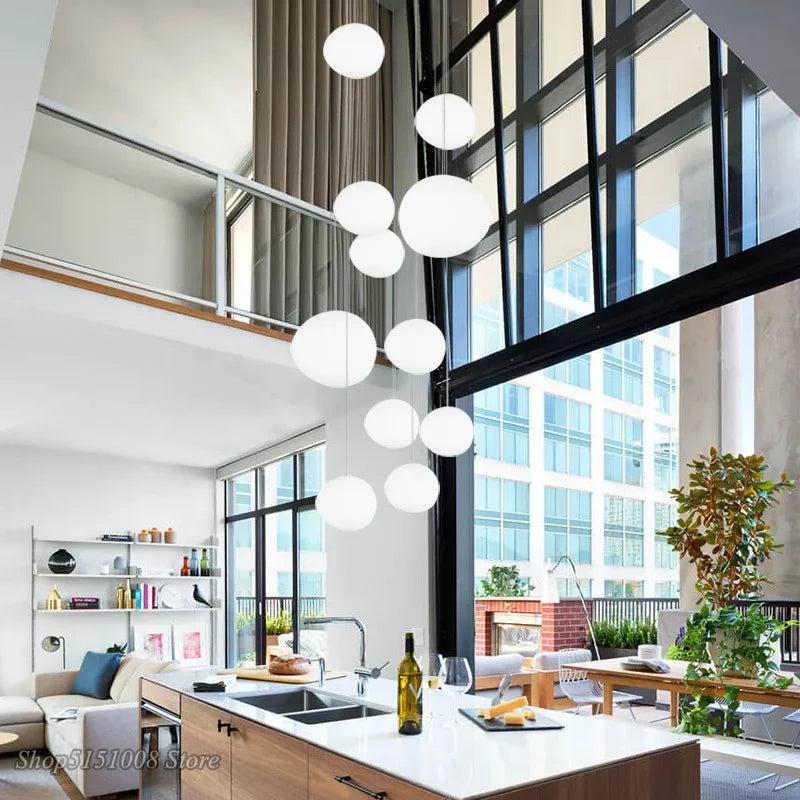 Afralia™ Gregg Glass Pendant Light: Modern Italy Foscarini LED Hanging Lamp for Dining Room, Kitchen, Loft