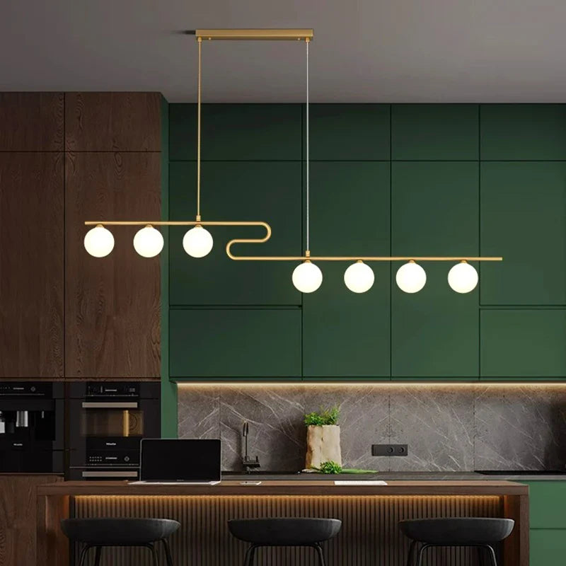 Afralia™ Modern Ceiling Chandelier for Dining Room and Living Room Lighting