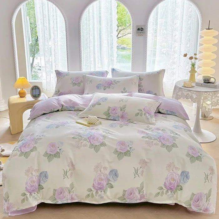 Afralia™ Cotton Printed Bedding Set for Sweet Cozy Sleep