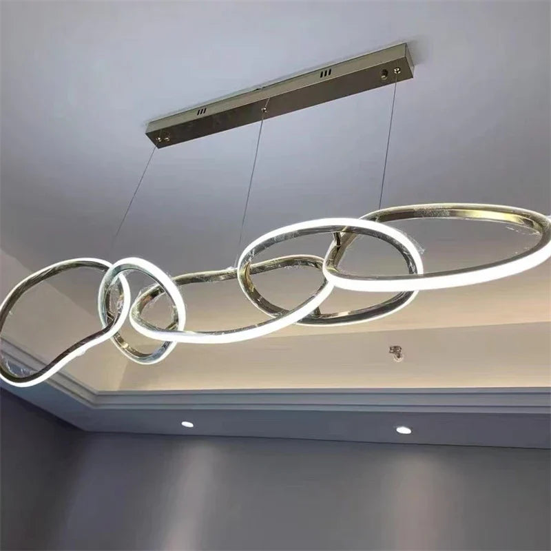 Afralia™ Minimalist Chandelier Lighting for Dining Room & Restaurant Décor