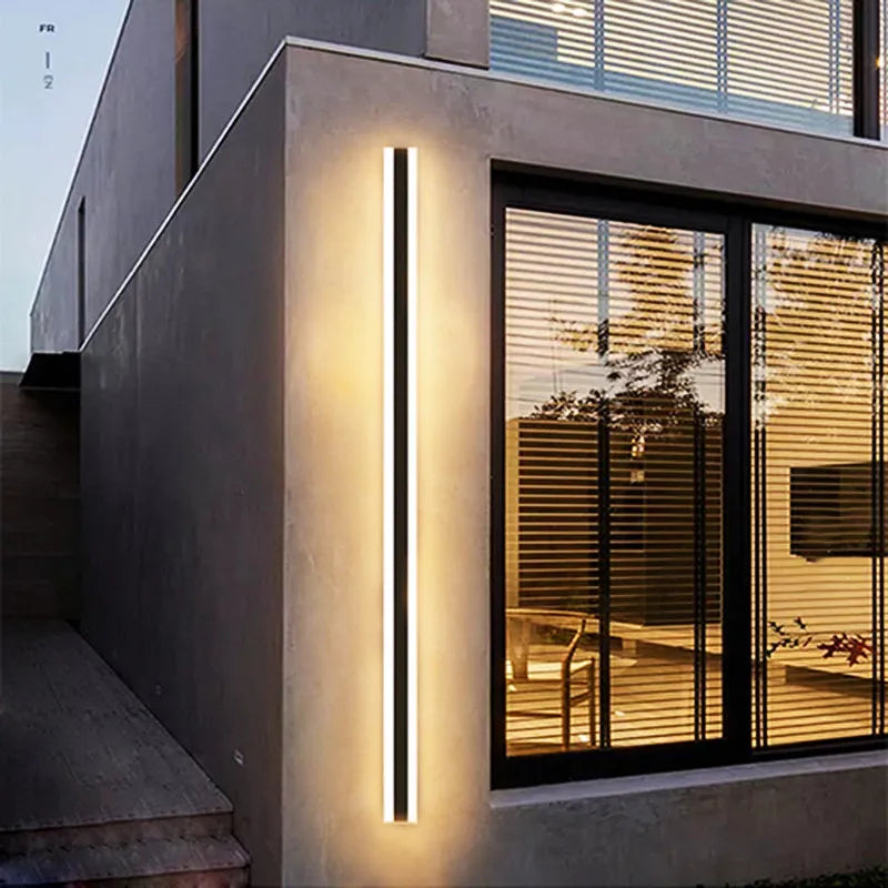 Afralia™ LED Outdoor Wall Light Waterproof Modern Garden Balcony Decoration Lighting