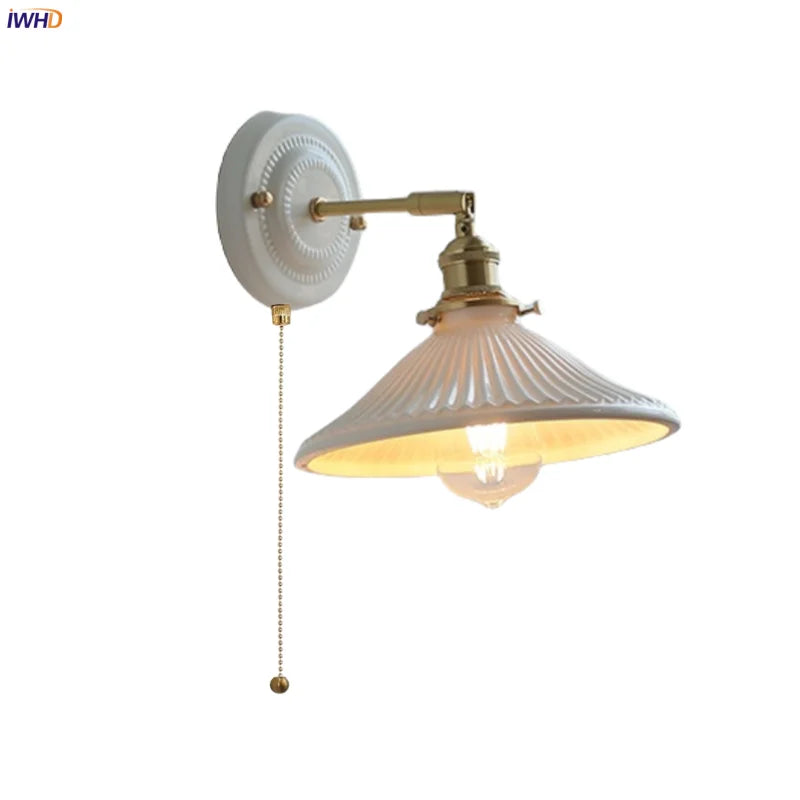 Afralia™ Ceramic LED Wall Lamps - Minimalist Modern Nordic Design for Living Room, Bedroom, Mirror