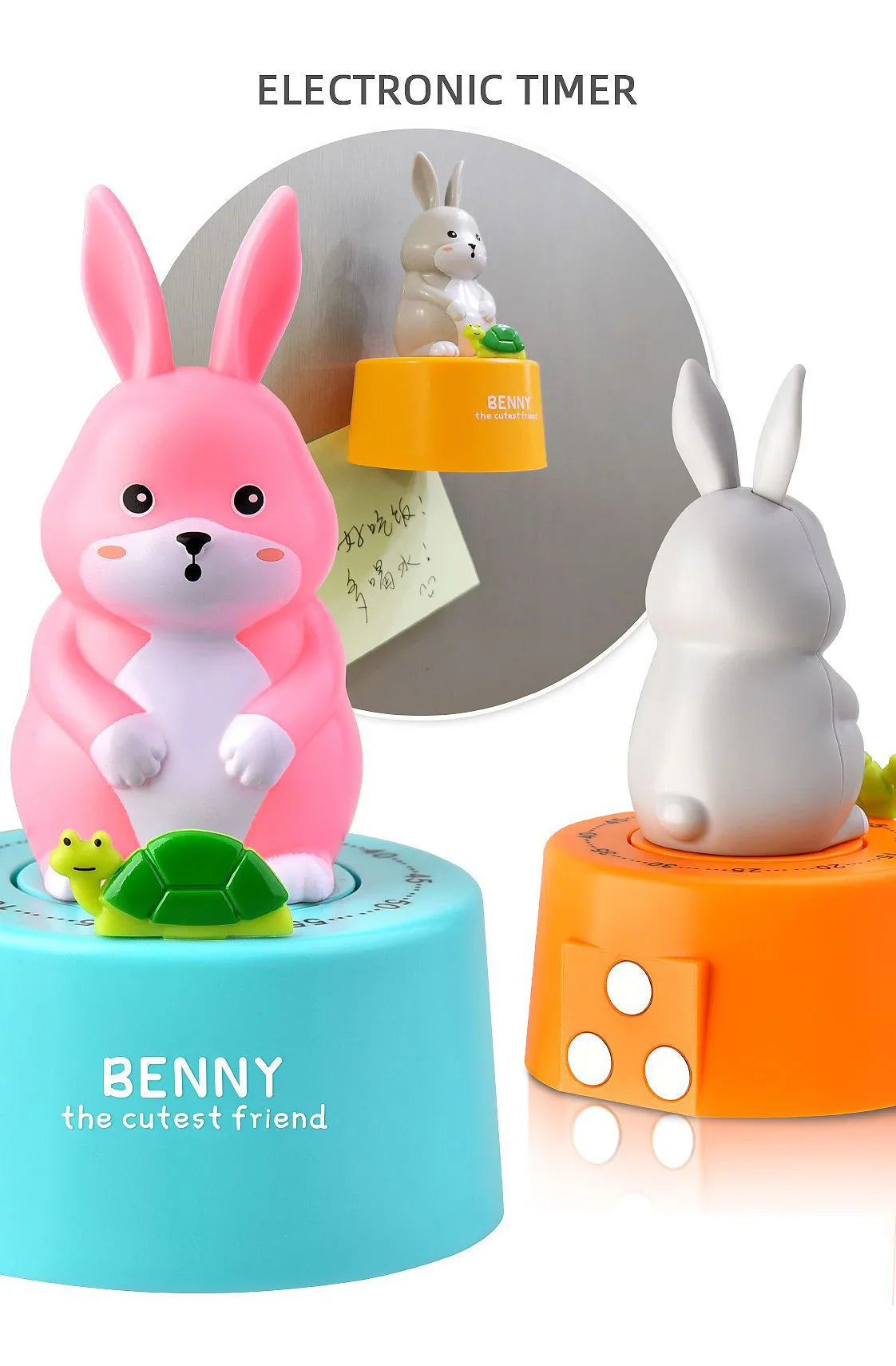 Afralia™ Rabbit Shape Mechanical Timer - Student Exam Timer