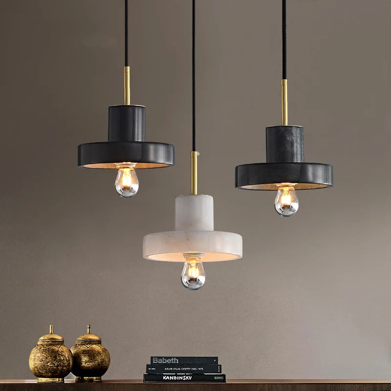 Afralia™ Green Marble Pendant Light - Modern Luxury Indoor Lighting for Dining Room & Bedroom