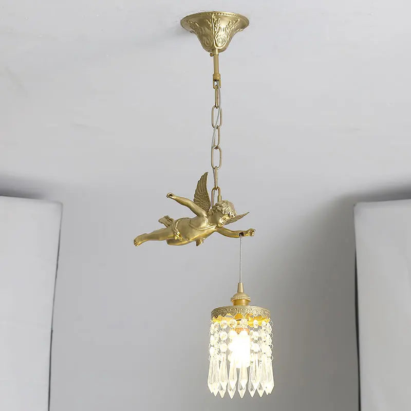 Afralia™ Luxure Crystal Chandelier: Modern Copper Ceiling LED Light Fixture for Living Room