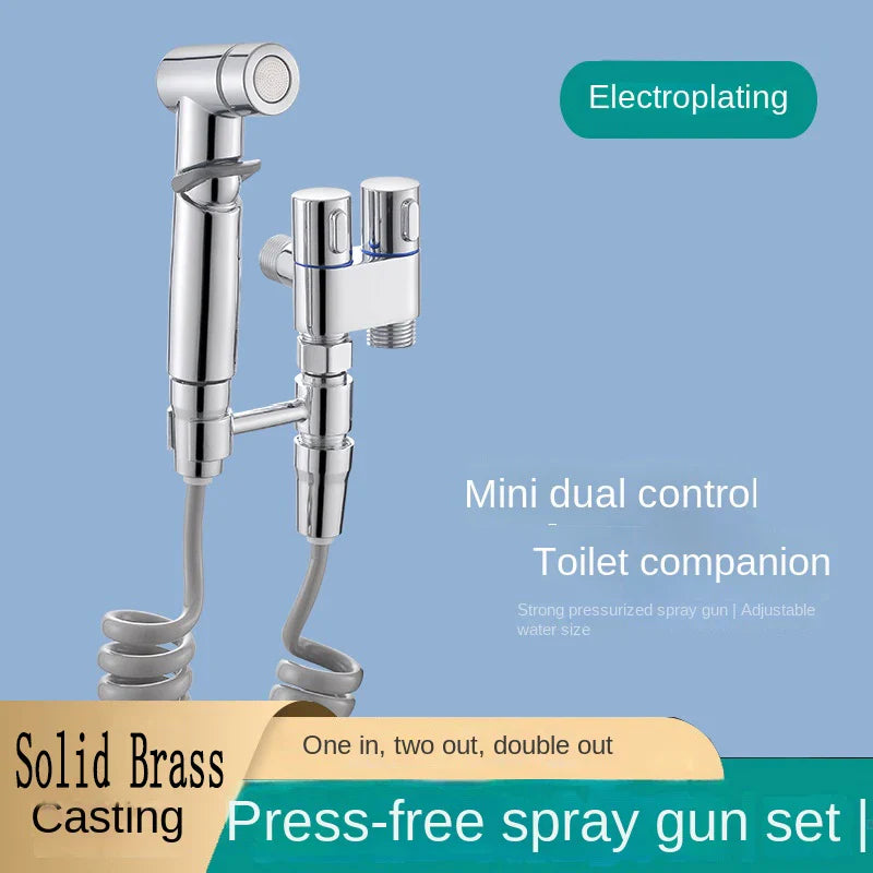 Afralia™ Handheld Bidet Sprayer High Pressure Washer Enema Shower Toilet Accessories