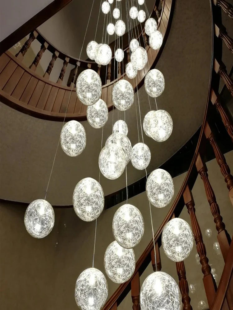 Afralia™ Crystal Ceiling Chandelier for Modern Loft Living Room, Home, Hotel, Kitchen, Bedroom Lighting