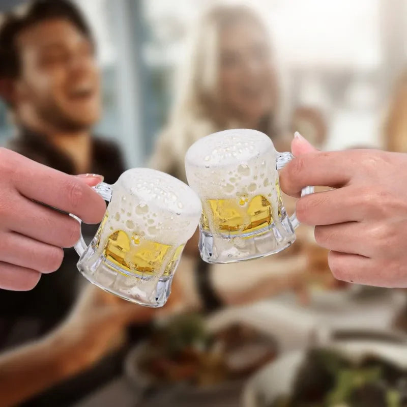 Afralia™ Mini Beer Cup with Handle for Party and Barware