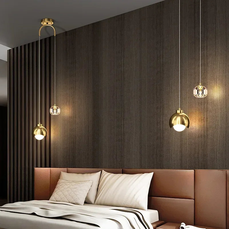 Afralia™ LED Pendant Lights: Luxury Bedroom & Living Room Decor Lamp