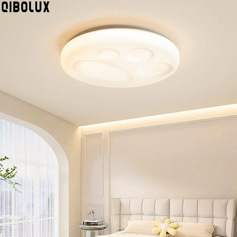 Afralia™ Nordic Minimalist Ceiling Light for Living Room, Kitchen, Study - Aluminum, Dimmable Luminaria