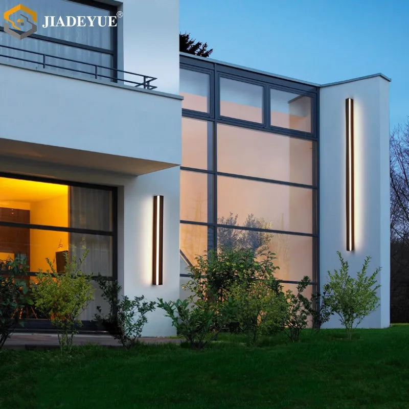 Afralia™ Outdoor LED Wall Lamp for Hotel Villa, Waterproof IP65, Staircase Corridor Lighting