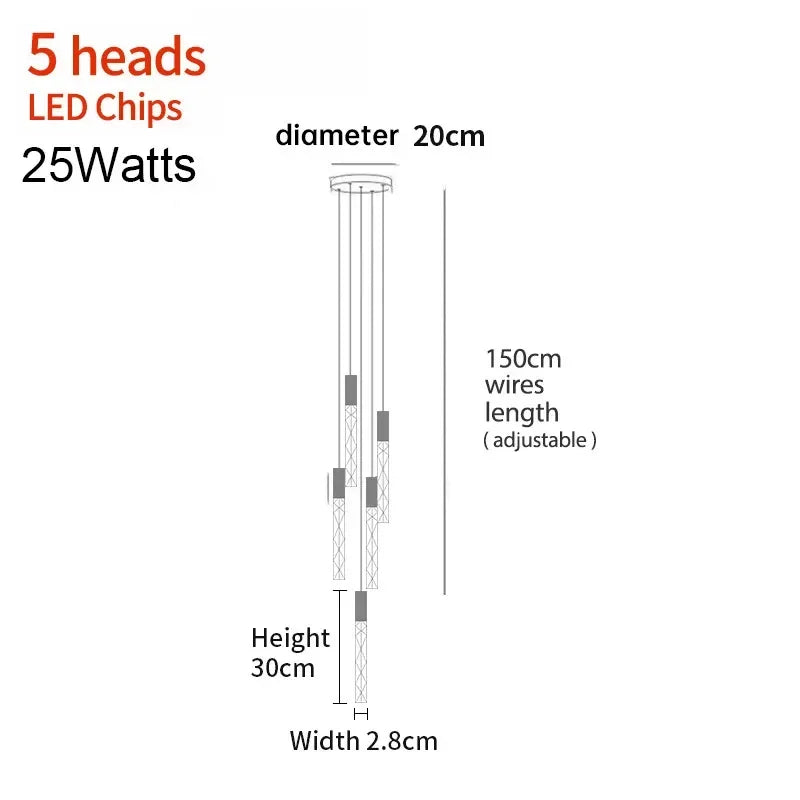 Afralia™ Crystal LED Pendant Light: Luxury Lighting Fixture for Living Room, Bedroom, Hotel & Shop