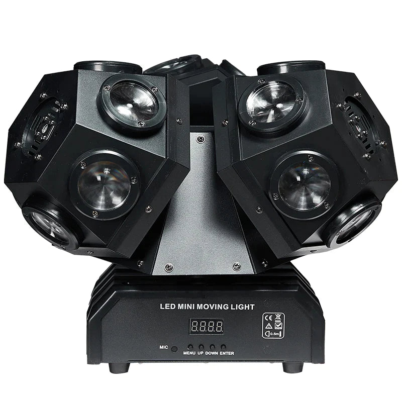 Afralia™ 18x10W Rotating Moving Head Light for KTV Bar Stage Disco
