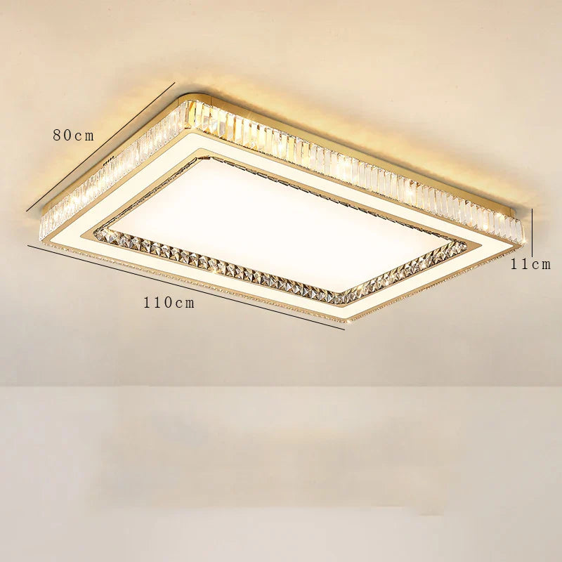 Afralia™ Luxury Crystal Ceiling Light Chandelier for Modern Home Décor