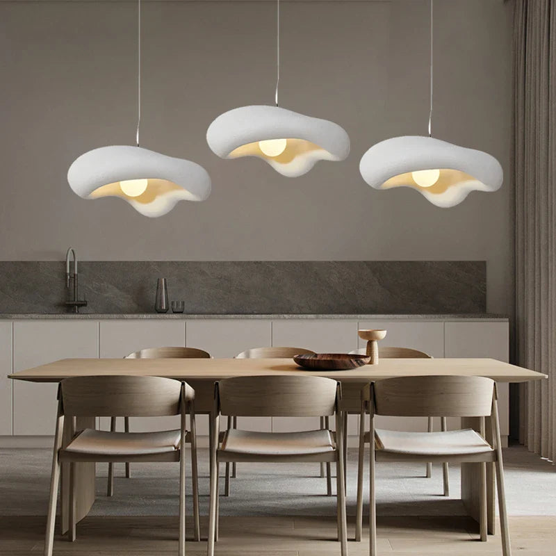 Afralia™ Nordic Wabi Sabi LED Pendant Chandelier for Dining Room and Bar