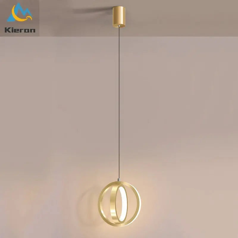 Afralia™ LED Iron Art Small Chandelier for Bedroom Study Living Room Decor