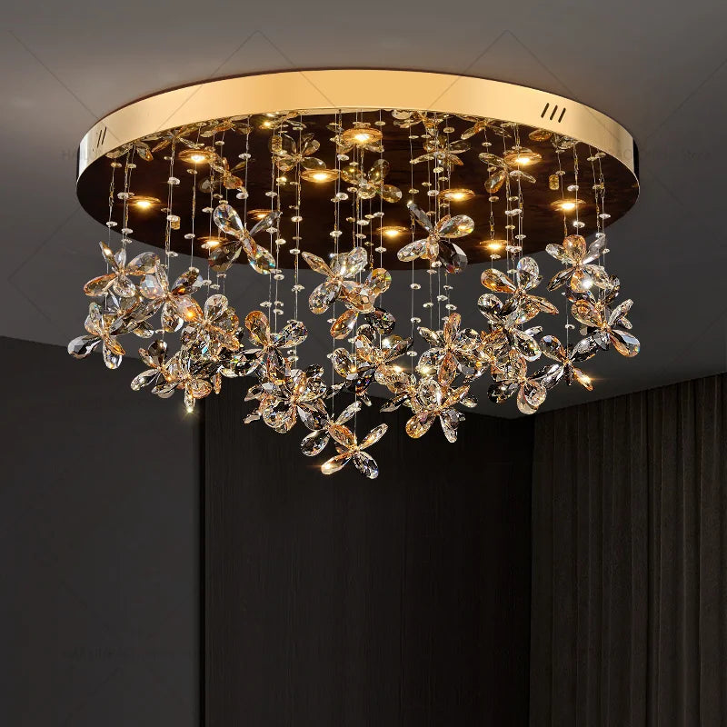 Afralia™ Crystal Chandelier 2024 | Postmodern Luxury Dining Room Bedroom Kitchen Island Light