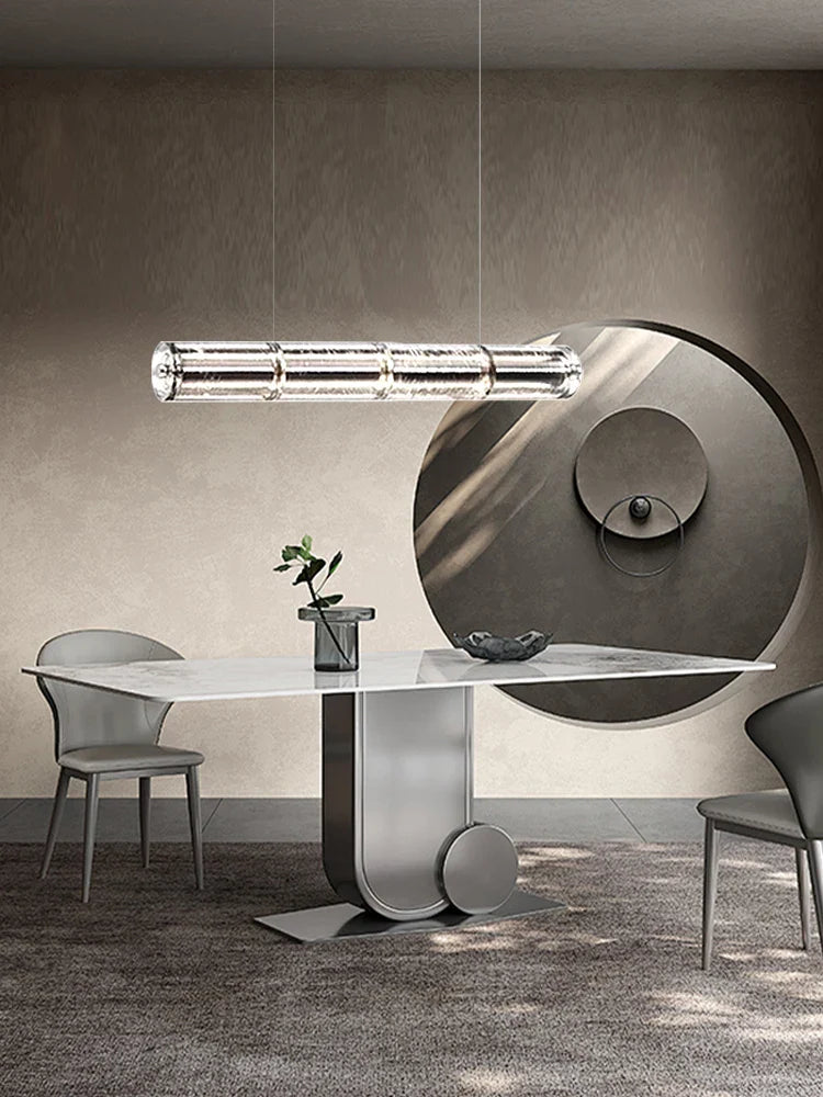 Afralia™ Crystal Glass LED Chandelier Pendant Lighting for High-end Dining Room