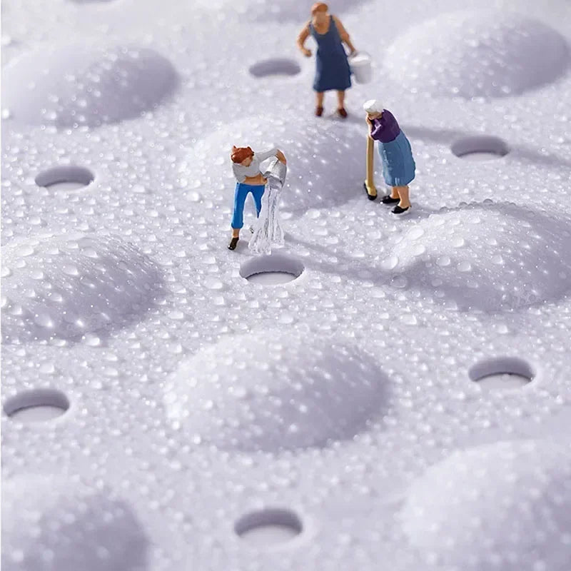 Afralia™ Large Non-Toxic Non-Slip Bath Mat with Suction Cups for Safety and Comfort