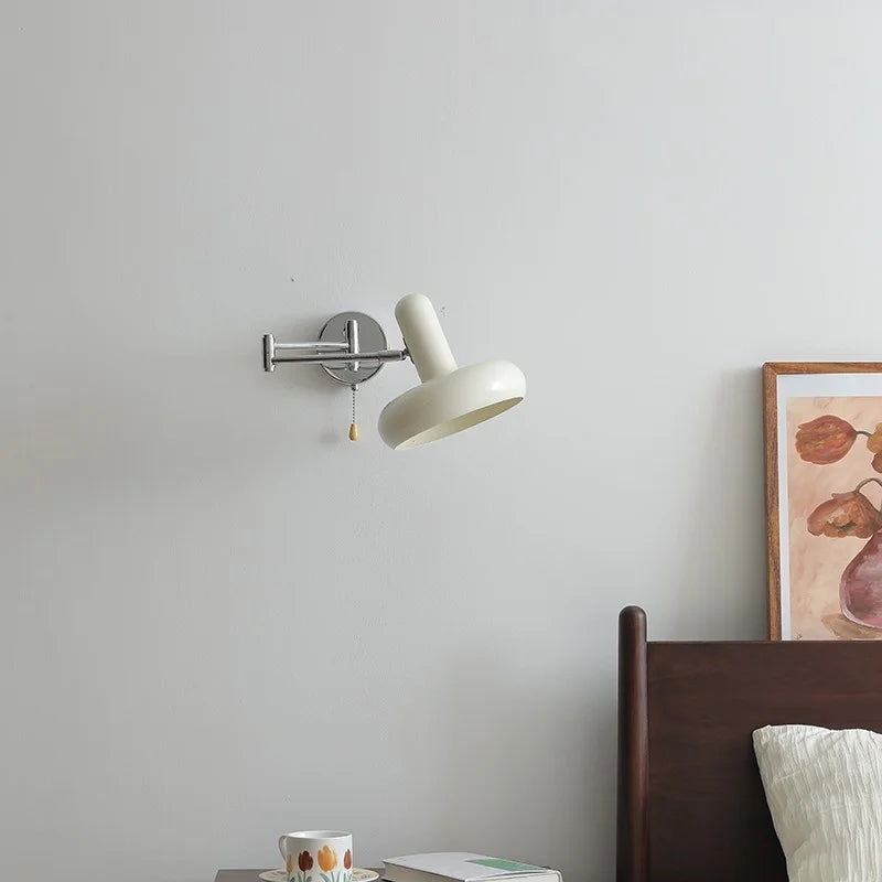 Afralia™ Swing Arm LED Wall Sconce Iron Modern Stair Light Fixtures