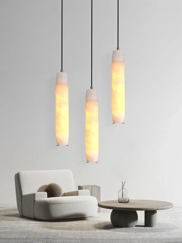 Afralia™ Marble Pendant Light for Bedroom Living Room Dining Room in Modern Luxury Style