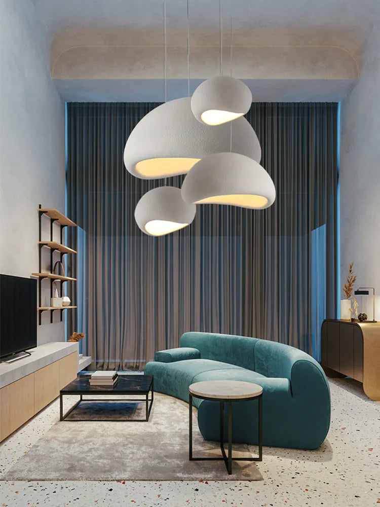 Afralia™ Modern Wabi Sabi Pendant Lamp - Creative LED Decor Lighting