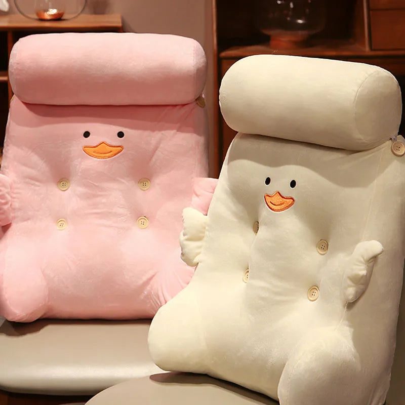 Afralia™ Dumb Duck Square Back Cushion: Comfortable Support for Cervical Spine