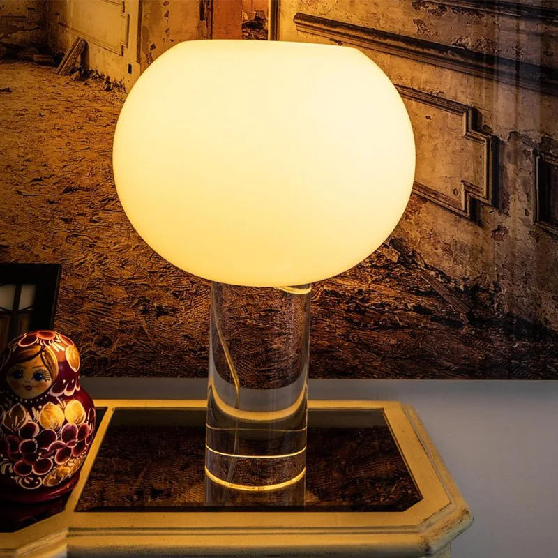 Afralia™ Buds Table Lamp | Vintage Glass Table Light for Bedroom Living Room