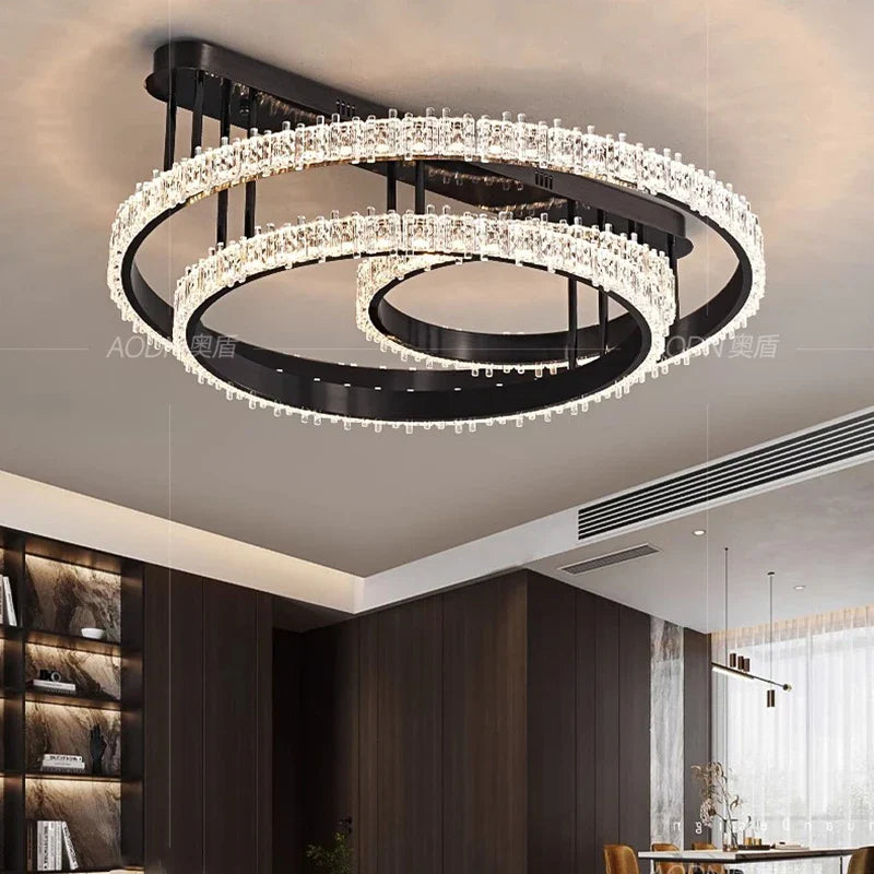 Afralia™ Nordic Smart LED Ceiling Lights for Home Bedroom Living Room Indoor Lighting