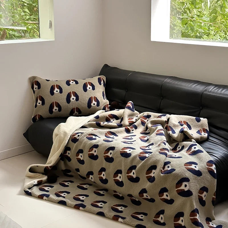 Afralia™ High Grade Sheep Rollie Loop Fleece Warm Sofa Blanket - Fluffy & Cozy Bed Throw